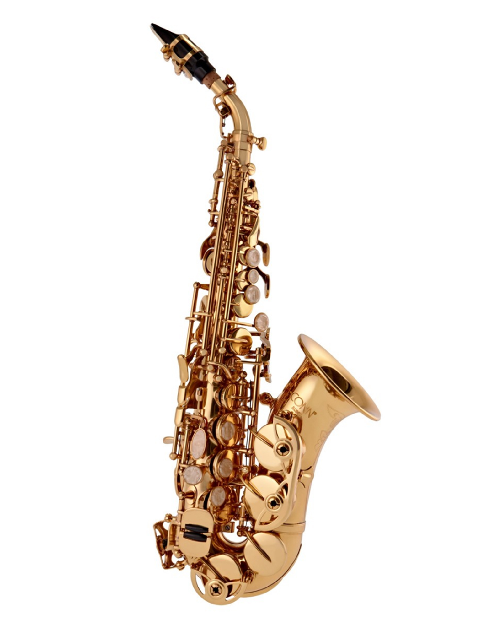 cg-conn-sc650-curved-soprano-saxophone-saxophone-cg-conn C.G. Conn Curved Soprano Saxophone SC650 - Image 1