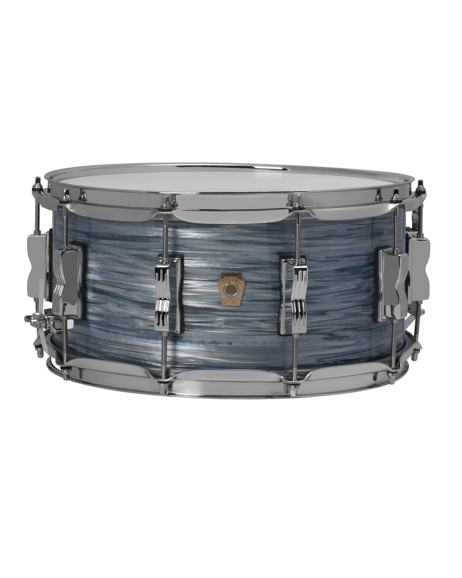 LS403XX2QWM_Ludwig_ClassicMaple_VintageBlueOyster_6.5x14_A.psd Ludwig Snare Drum LS403XX2QWM Classic Maple - Image 1